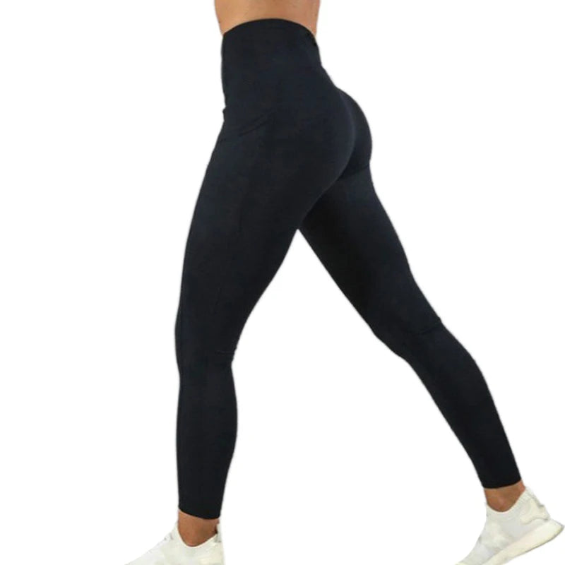 Pocket High Waist Push Up Workout Leggings