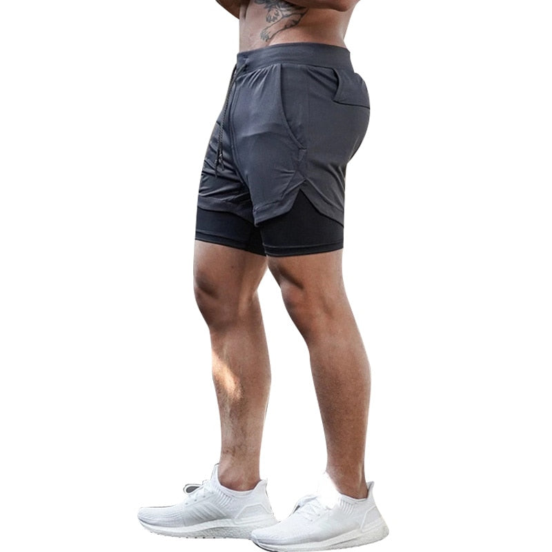 2 In 1 Shorts Quick Drying Shorts Sweatpants