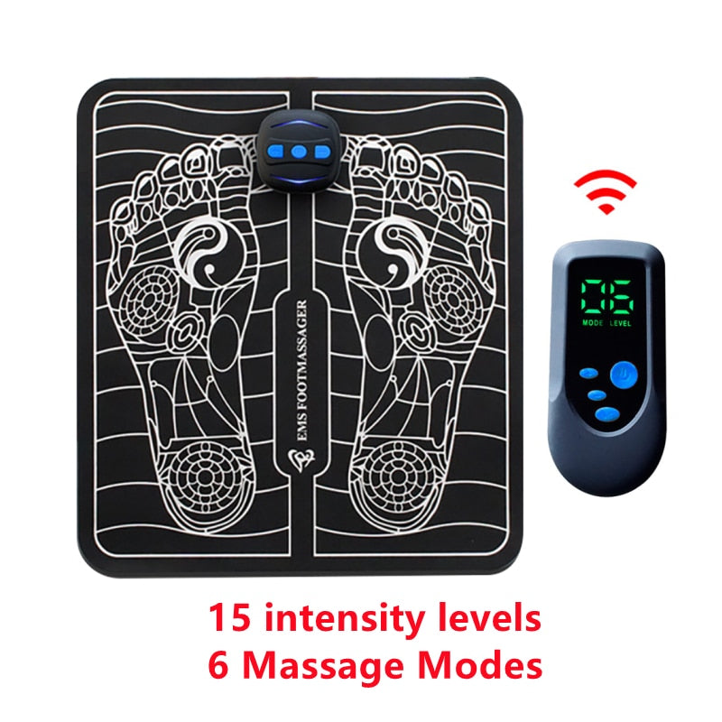 Wireless EMS Foot Massager Smart Blood Circulation Acupoint Stimulation Training Pad