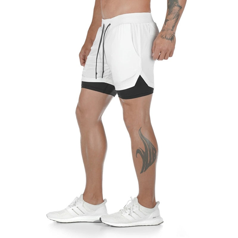 2 In 1 Shorts Quick Drying Shorts Sweatpants