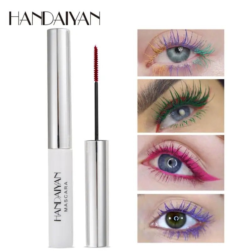 12 Color Silk Fiber Eyelash Waterproof  Extension Lashes Mascara