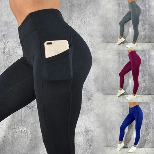 Pocket High Waist Push Up Workout Leggings