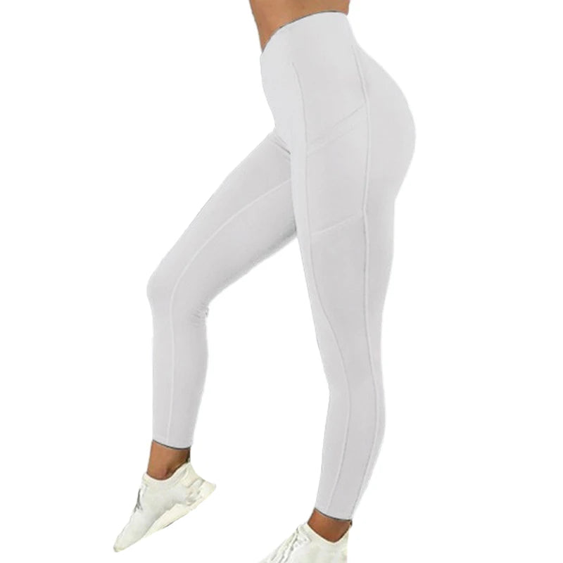 Pocket High Waist Push Up Workout Leggings