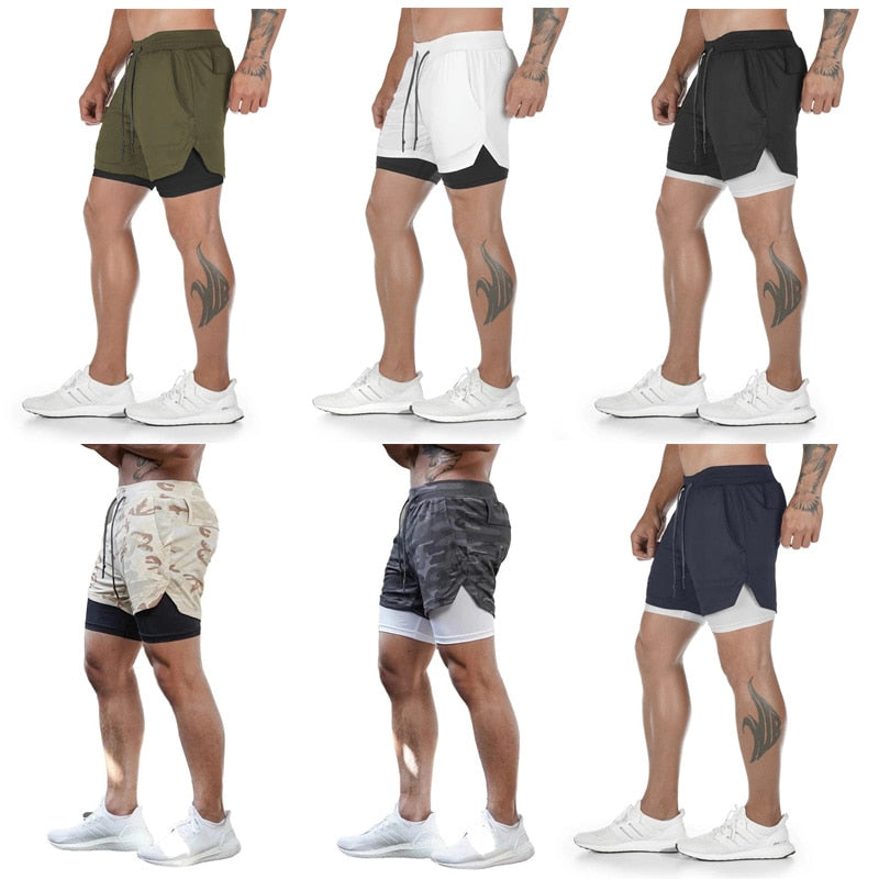 2 In 1 Shorts Quick Drying Shorts Sweatpants