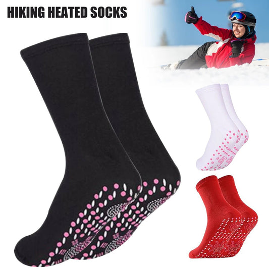 1 Pair Magnetic Therapy Warm Sports Socks Comfortable And Breathable