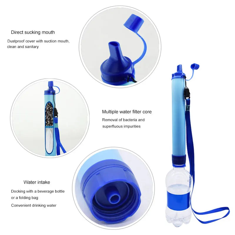 Outdoor Water Purifier Portable Purifier Water Filter Filtration Straws