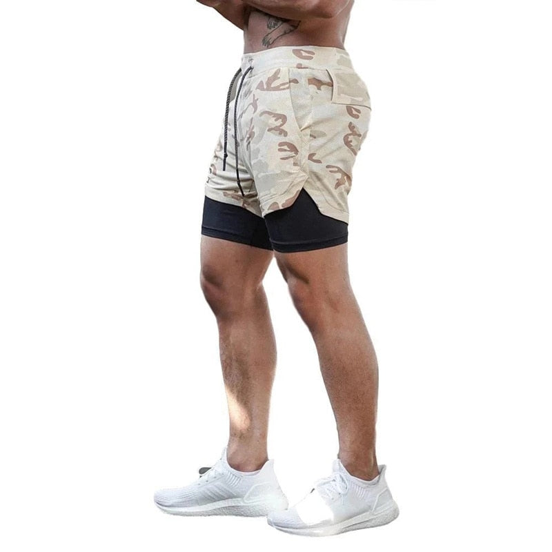 2 In 1 Shorts Quick Drying Shorts Sweatpants