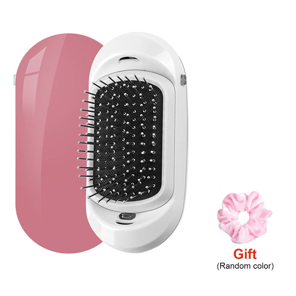 Hair Scalp Massage Comb Anti Frizz ionic Hair Brush Electric Negative Ions