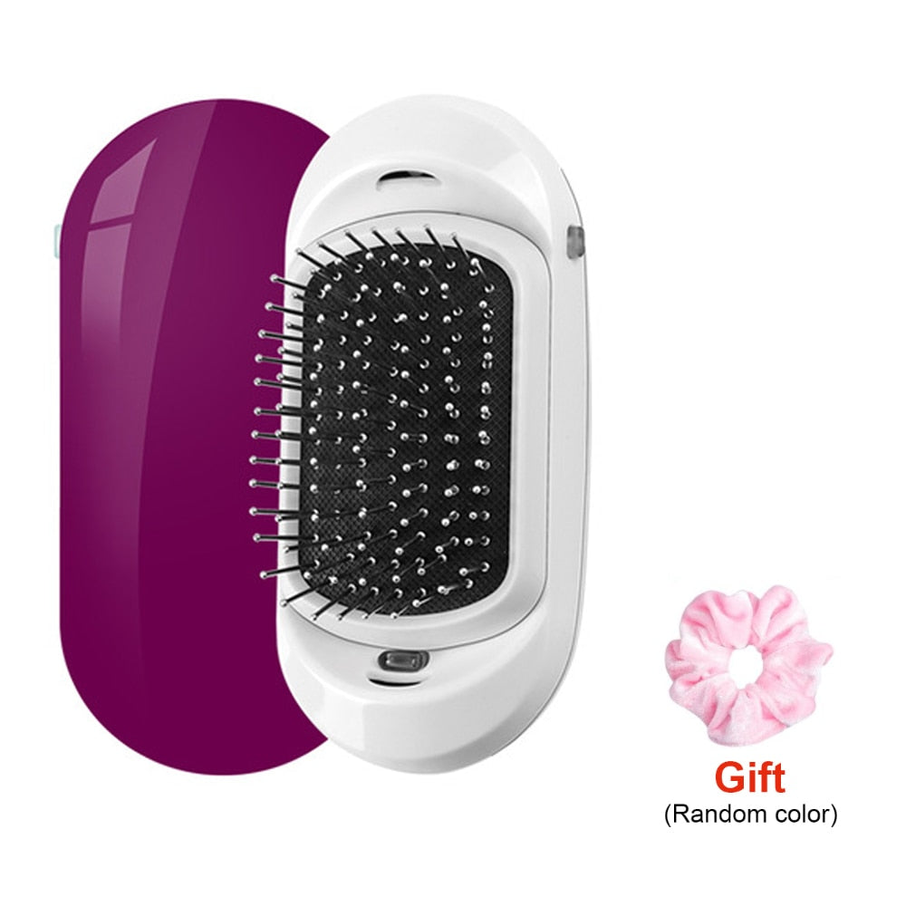 Hair Scalp Massage Comb Anti Frizz ionic Hair Brush Electric Negative Ions