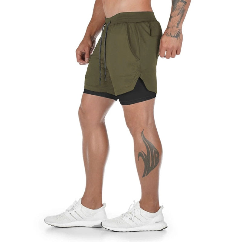 2 In 1 Shorts Quick Drying Shorts Sweatpants