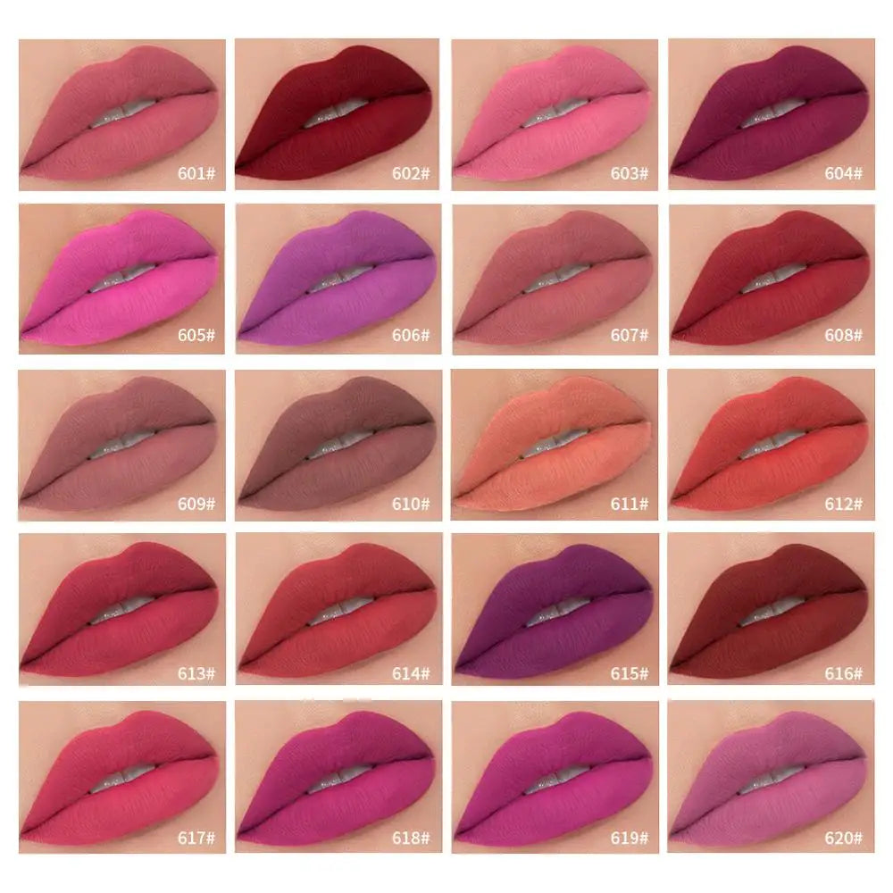 Matte Lip Gloss 34 Colors Waterproof Liquid Lipstick Long lasting Lip Tint