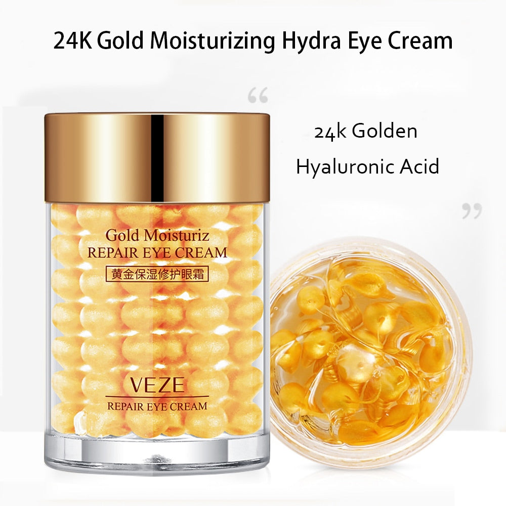 Set 24K Gold Nicotinamide Face Essence Collagen Cream Moisturizing Face Mask Brighten