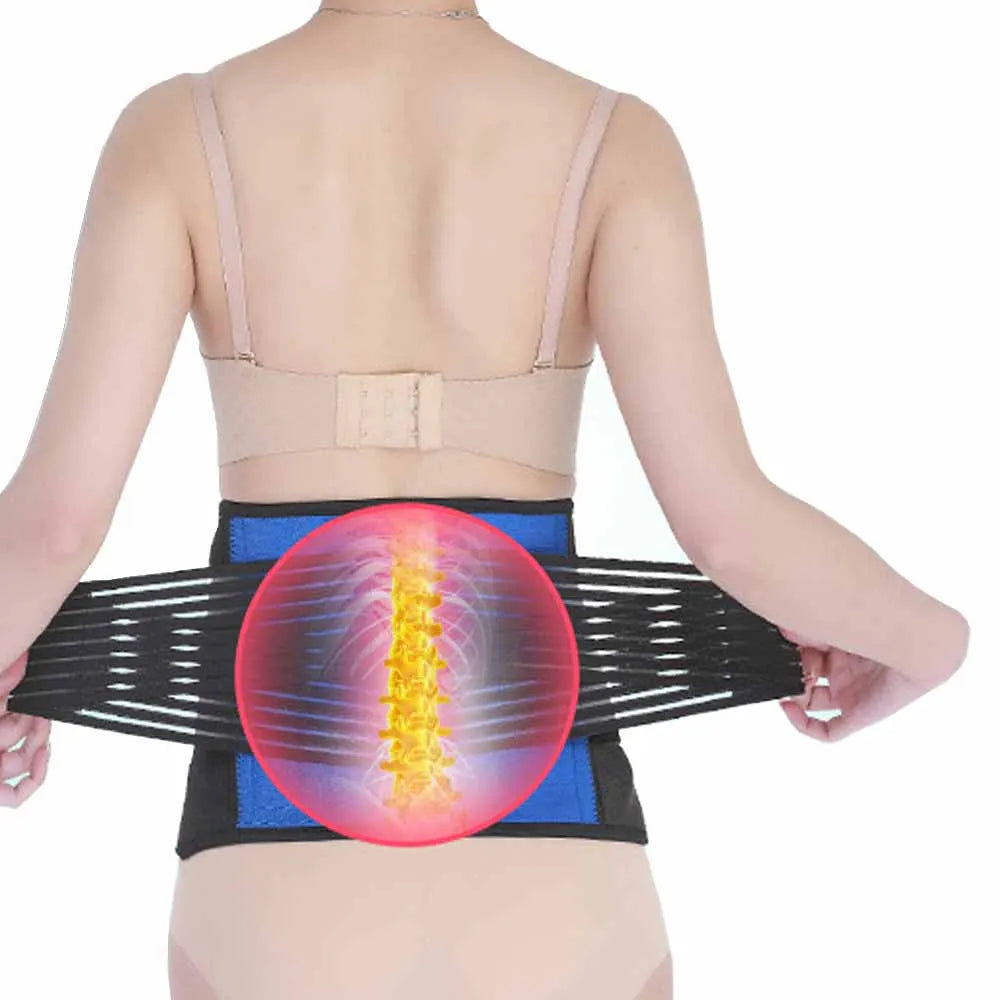 Lower Back Pain Relief Massage Band for Herniated Disc Sciatica and Scoliosis Unisex