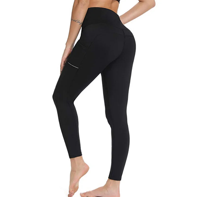 Pocket High Waist Push Up Workout Leggings