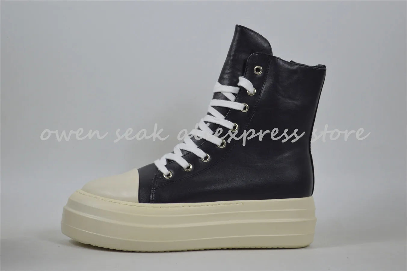 Owen Seak Women High-TOP Sneakers Canvas Shoes Platform