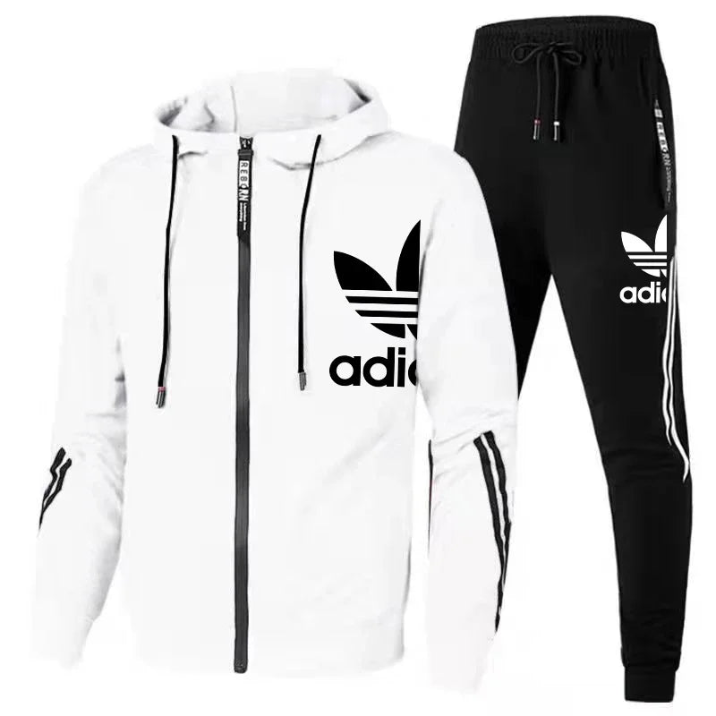 Printed Zipper Hoodie Tracksuit Luxury Logo Casual Sports Athletic Sets