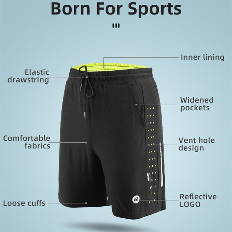 Sports Shorts Unisex Clothing Exercise Loose Comfortable Fitness Breathable