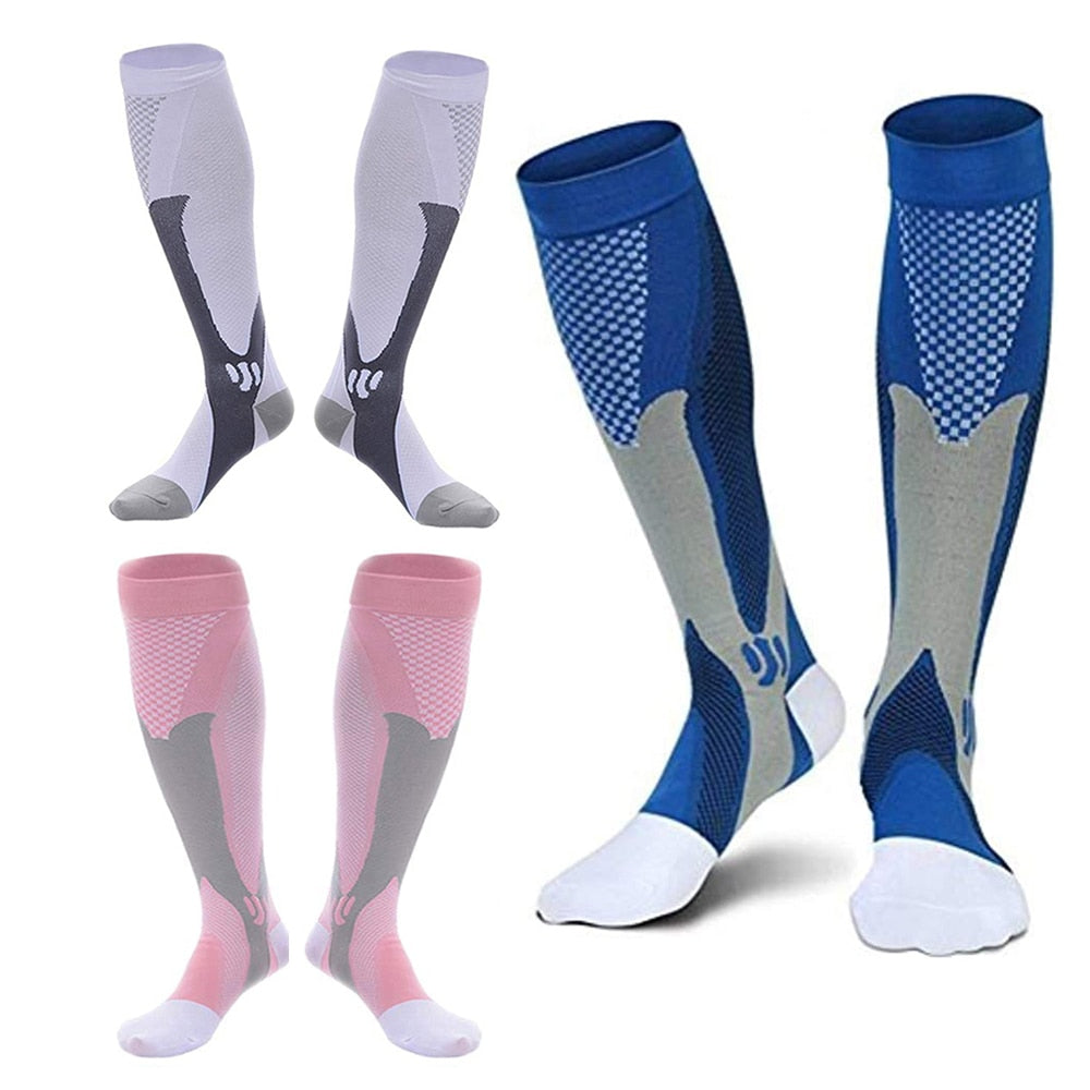 3 Pairs Medical Sport Compression Socks Men 20-30 mmhg for Edema Diabetic Varicose Veins