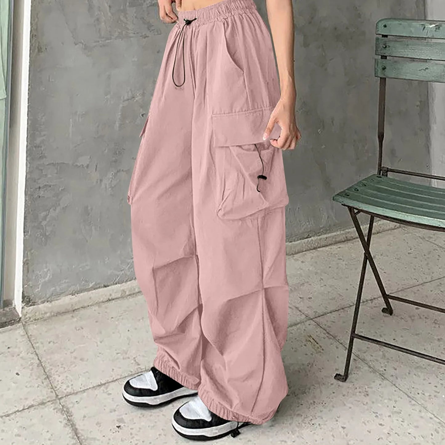 Cargo Baggy Wide Leg Trousers Oversize Sweatpants