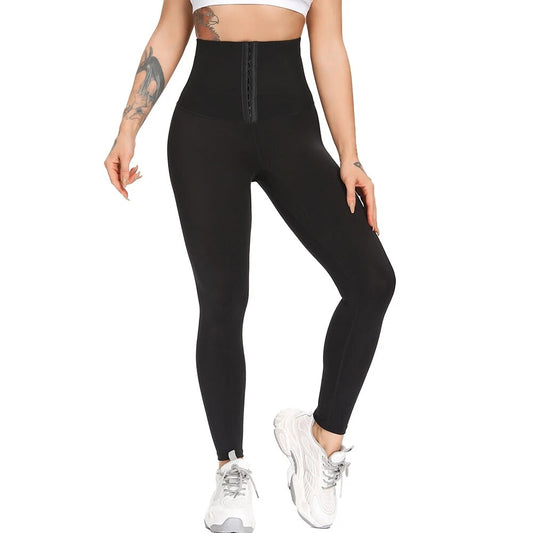 corset hip lift postpartum high waist yoga pants Workout leggings Stretchy