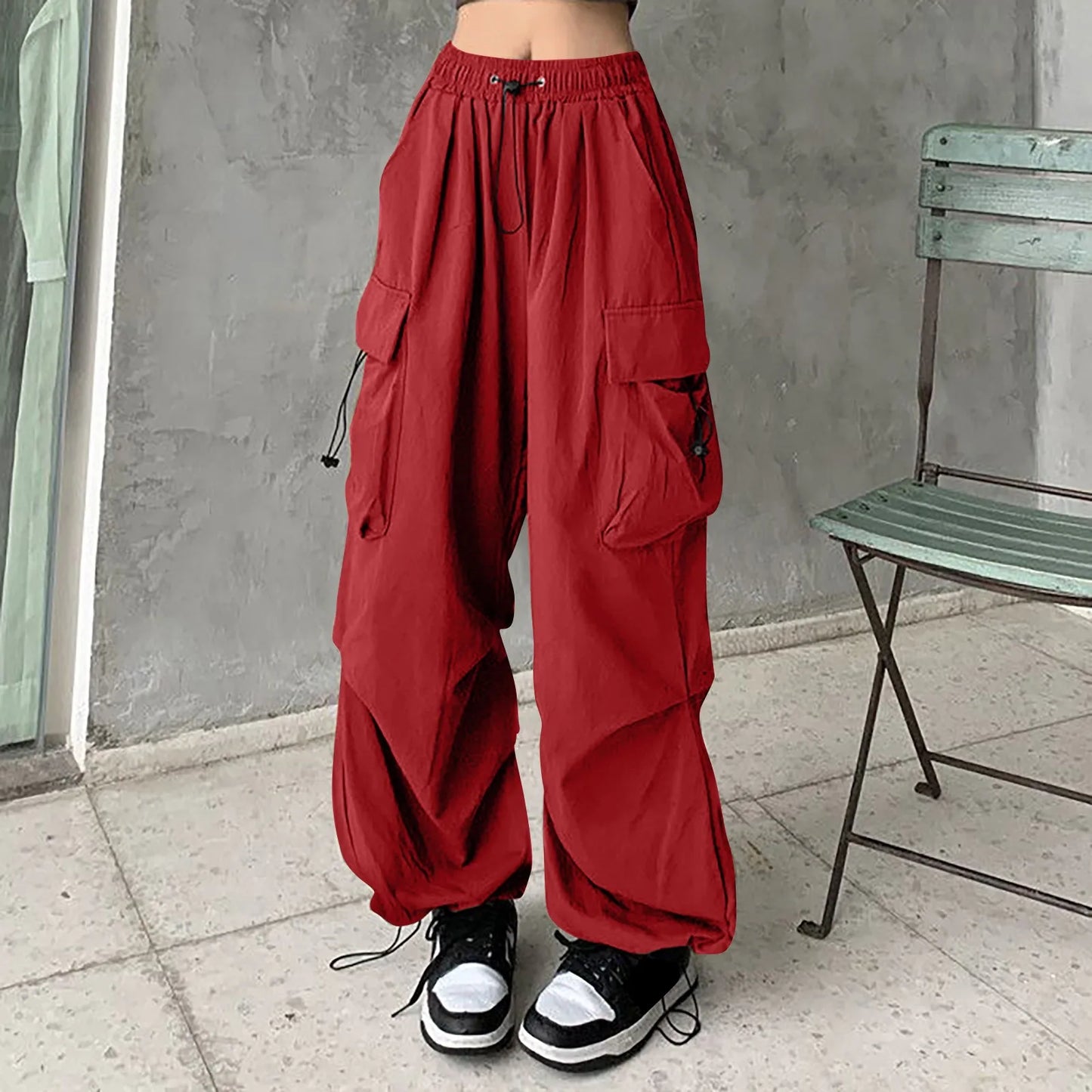 Cargo Baggy Wide Leg Trousers Oversize Sweatpants