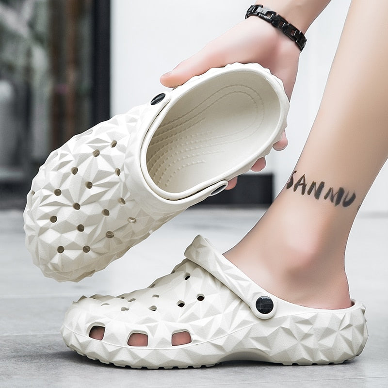 Sandals  Comfortable Non-slip Lightweight Hollow Breathable Durian Fashion  Slippers