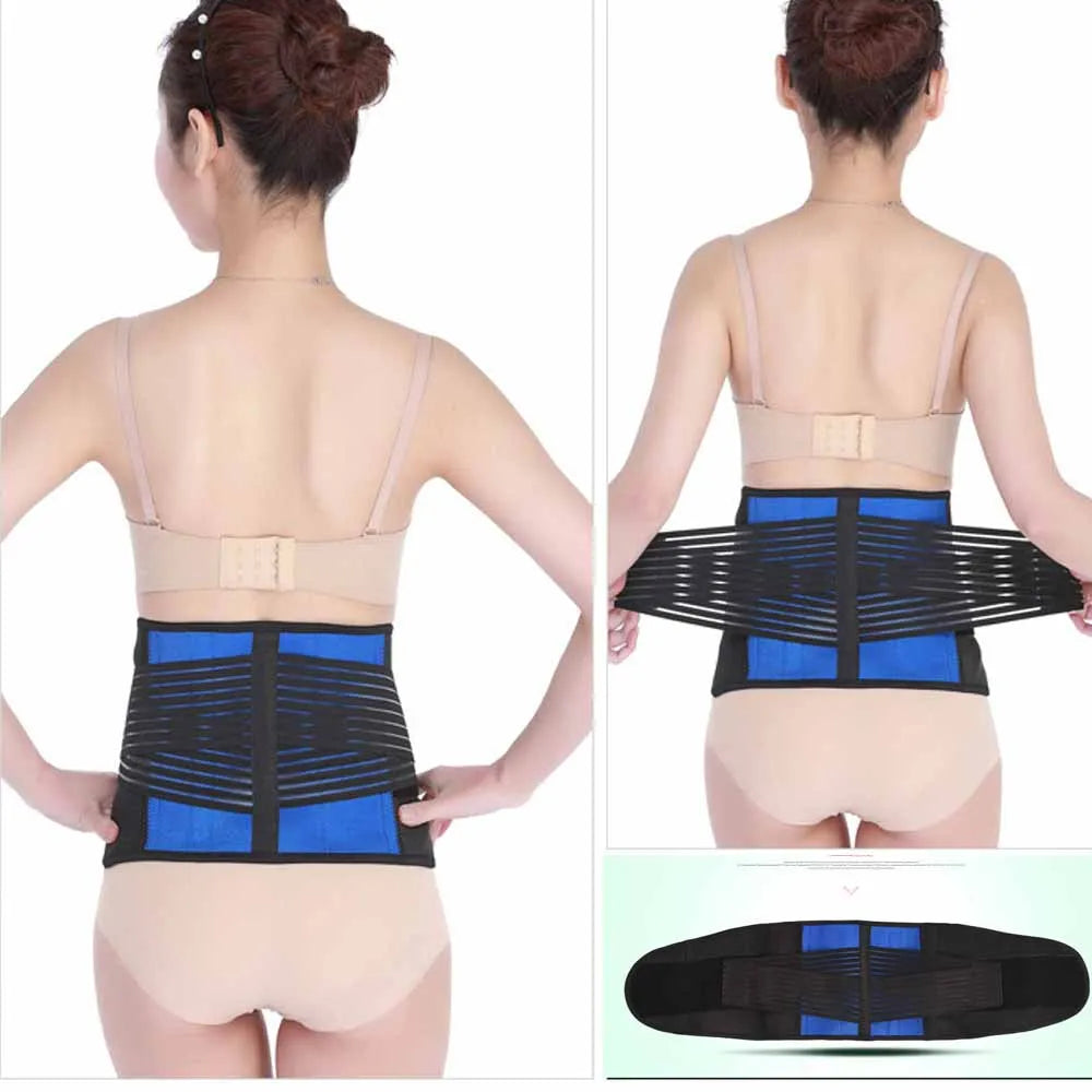 Lower Back Pain Relief Massage Band for Herniated Disc Sciatica and Scoliosis Unisex