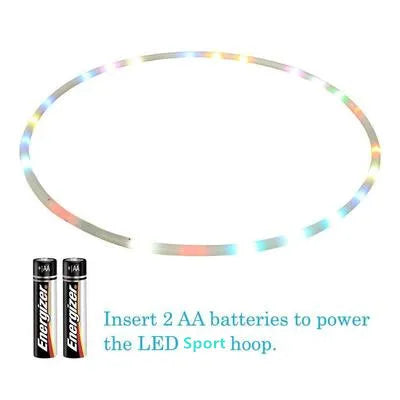 LED Colorful Circle Abdominal Fat Loss Light Crossfit Foldable Sport Hoop