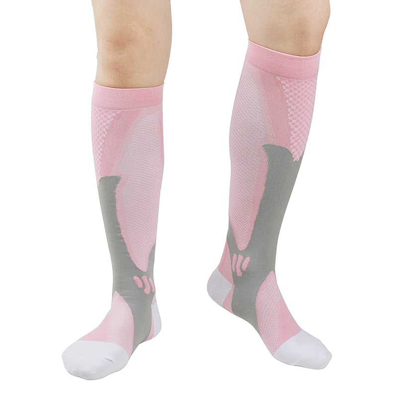 3 Pairs Medical Sport Compression Socks Men 20-30 mmhg for Edema Diabetic Varicose Veins