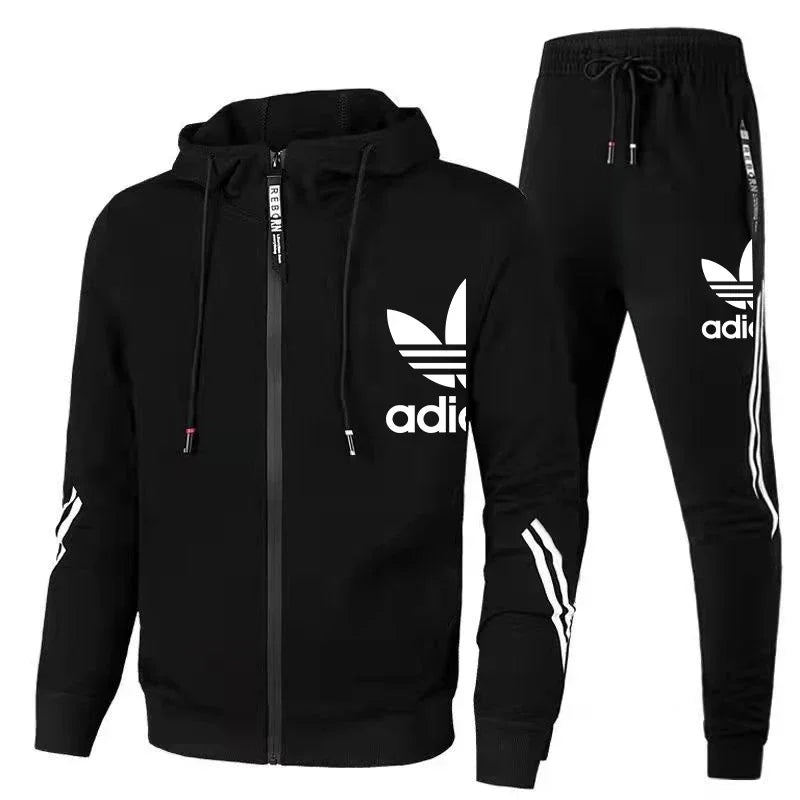 Printed Zipper Hoodie Tracksuit Luxury Logo Casual Sports Athletic Sets