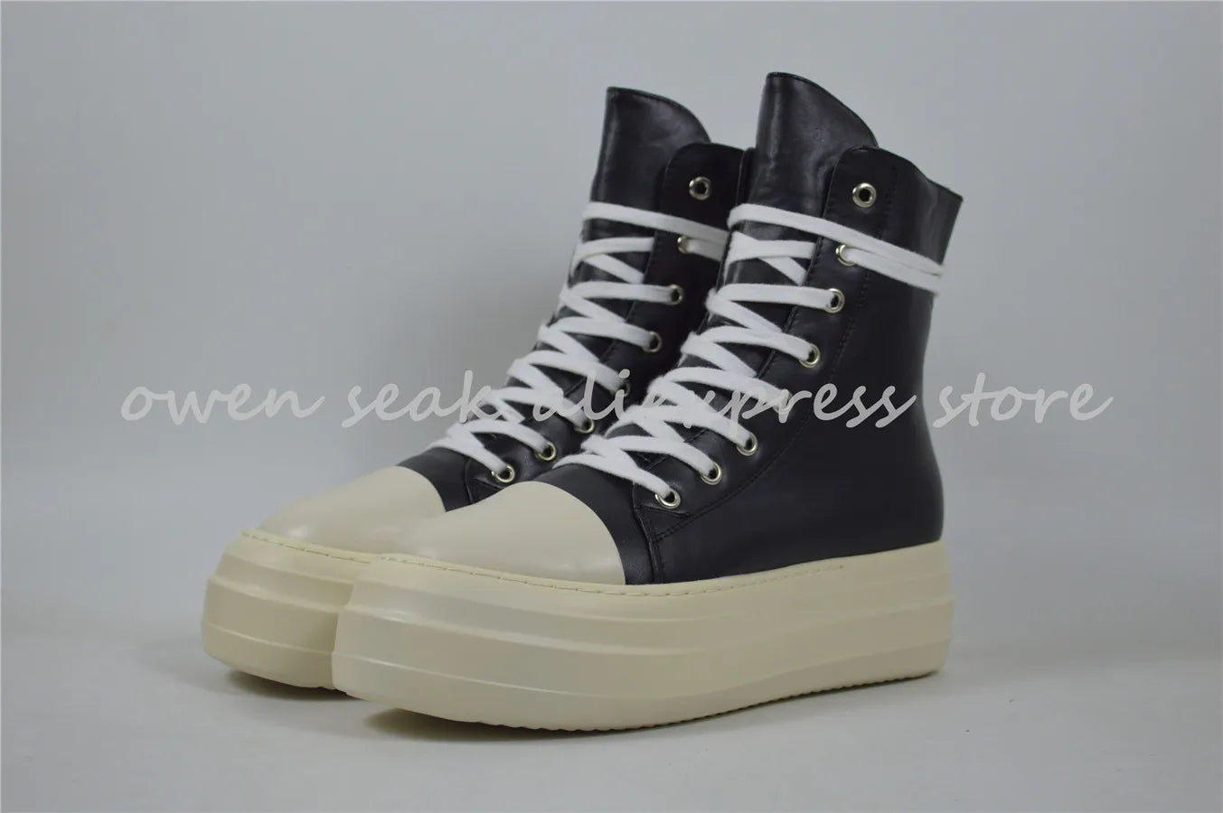 Owen Seak Women High-TOP Sneakers Canvas Shoes Platform