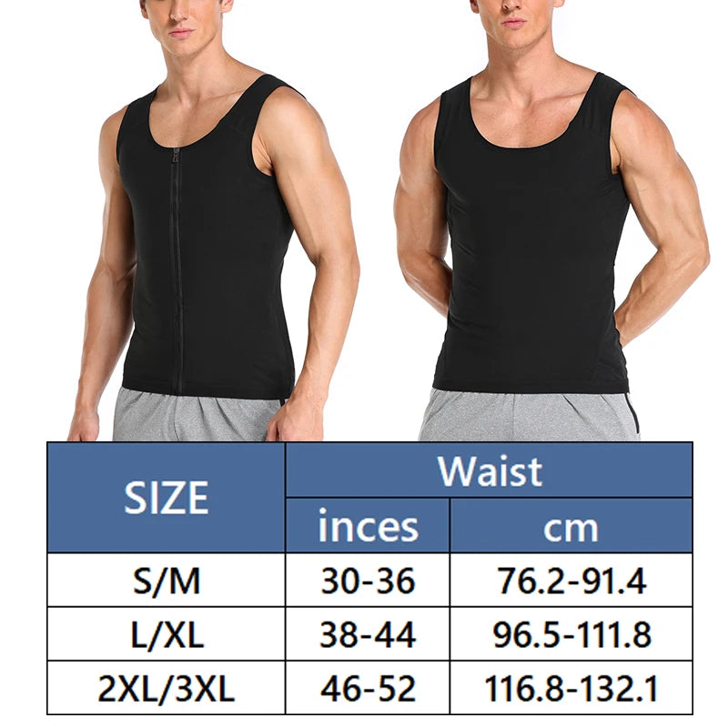 Sauna Vest Tank Top Slimming Body Shaper Corset Fat Burner Shirt Shapewear