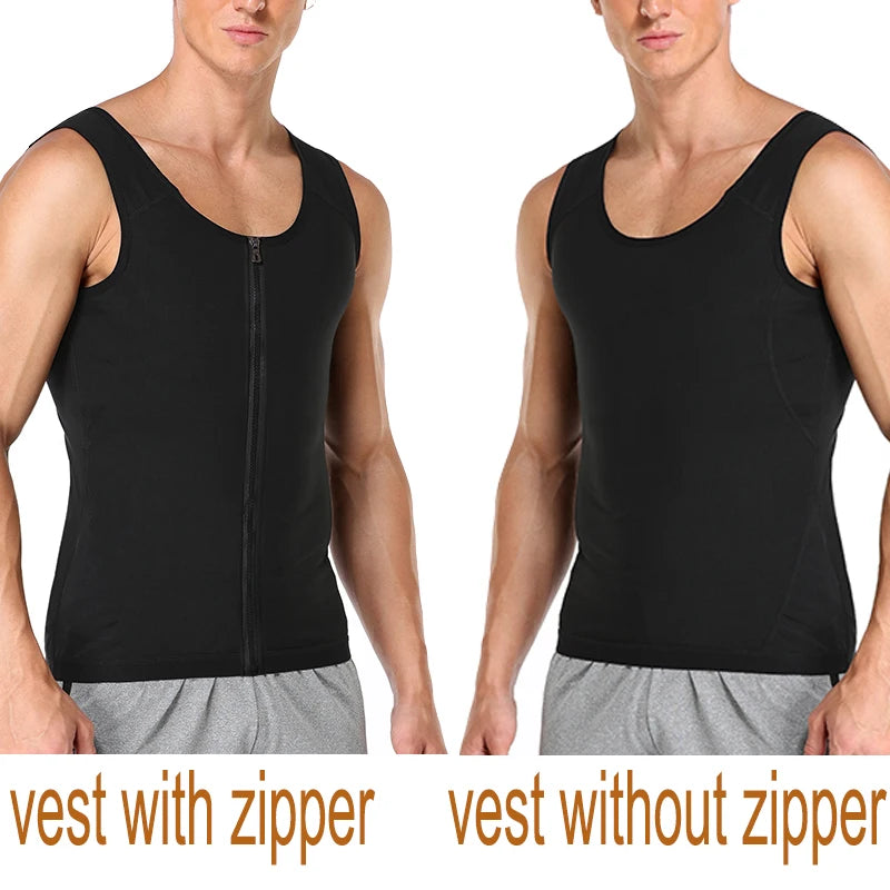 Sauna Vest Tank Top Slimming Body Shaper Corset Fat Burner Shirt Shapewear