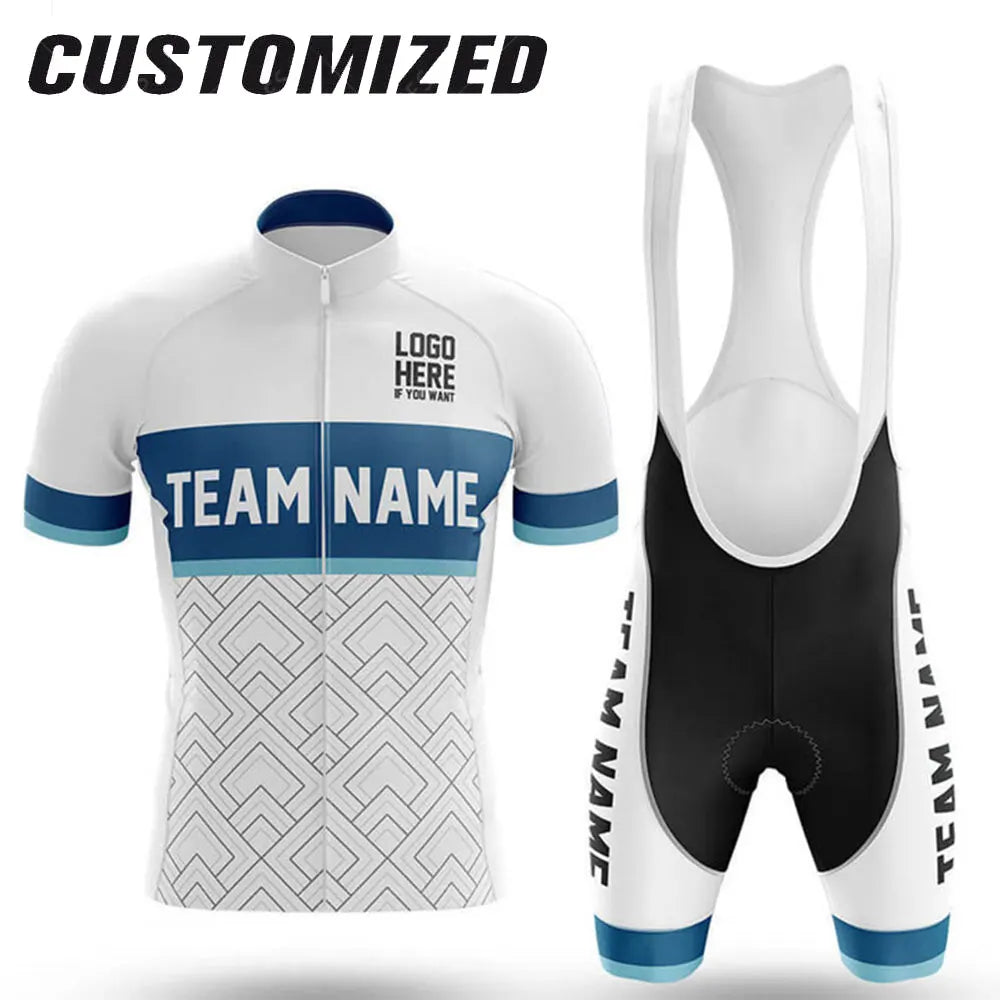 Cycling Team Custom Man and Women Short Sleeve Set Customized Jersey