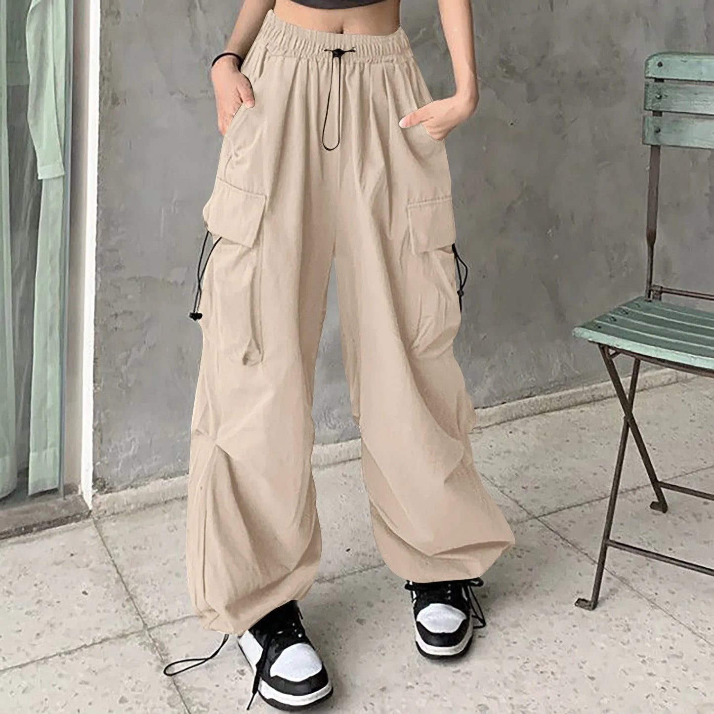 Cargo Baggy Wide Leg Trousers Oversize Sweatpants