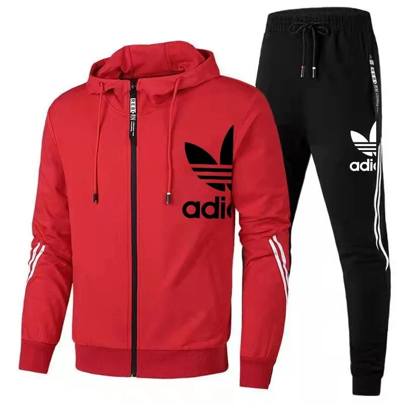 Printed Zipper Hoodie Tracksuit Luxury Logo Casual Sports Athletic Sets