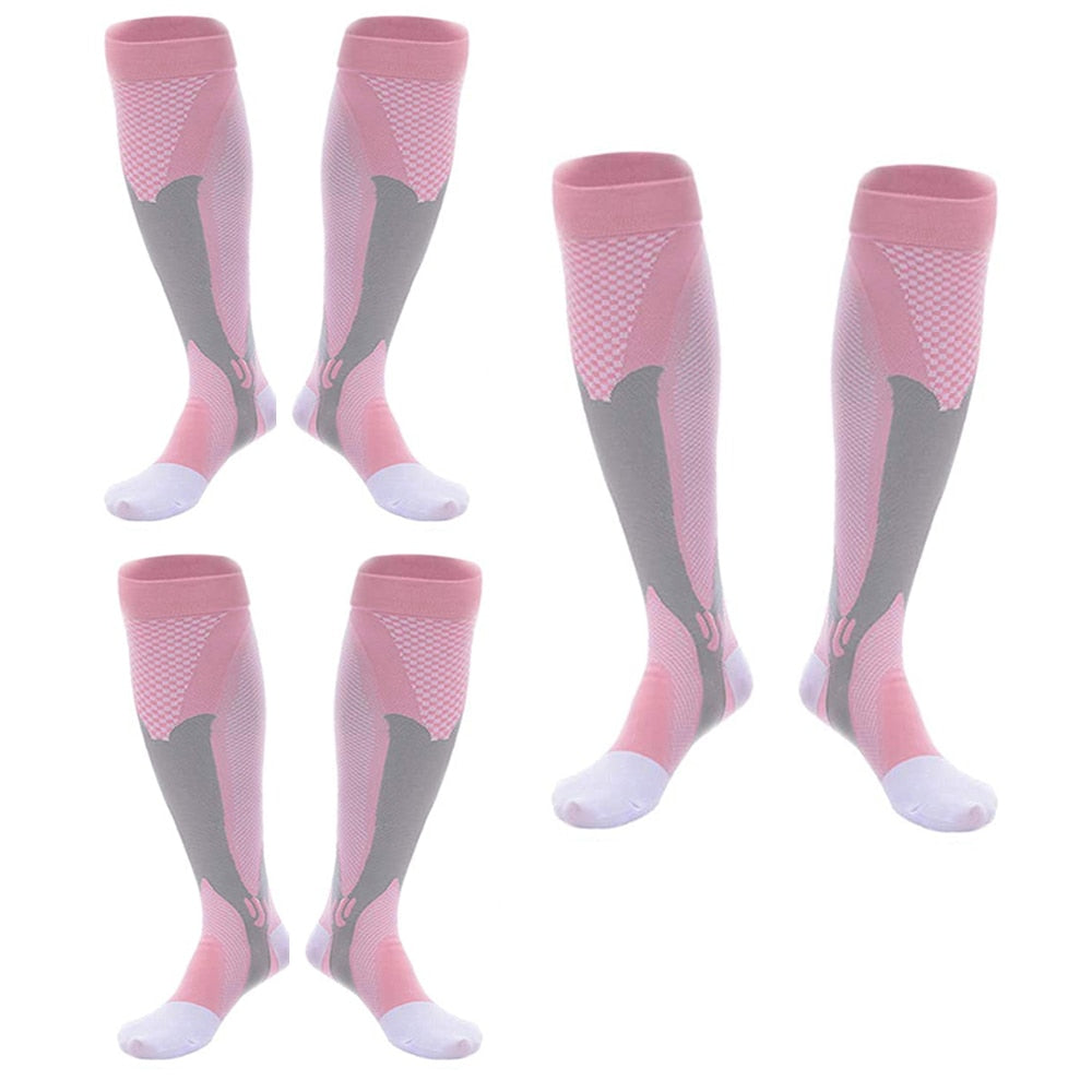 3 Pairs Medical Sport Compression Socks Men 20-30 mmhg for Edema Diabetic Varicose Veins