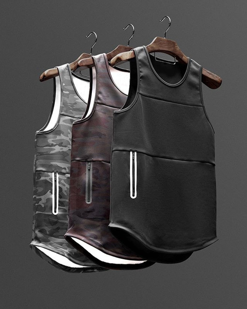 Male Casual Sportswear Vest, Quick Drying