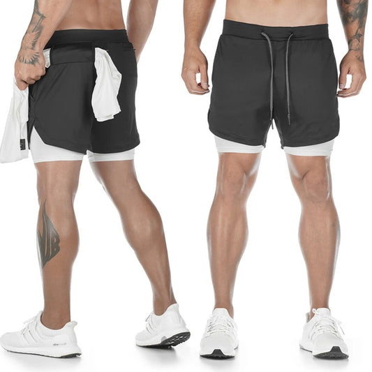 2 In 1 Shorts Quick Drying Shorts Sweatpants