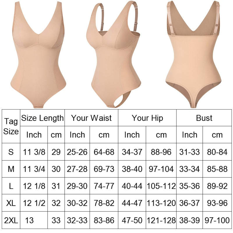 Slimming Underwear Bodysuit Body Shaper Waist Trainer Corset Shapewear Top with Padded Bra Postpartum Recovery - acfitpro