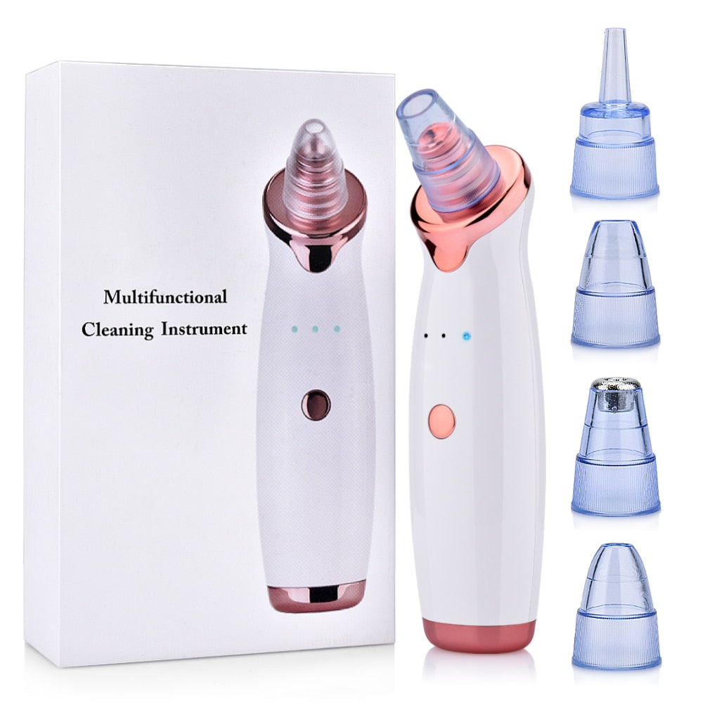 Blackhead Remover Vacuum Pore Cleaner Facial Cleaning Black Dots Suction Exfoliating Beauty Acne Pimple Remover Tool Skin Care - acfitpro