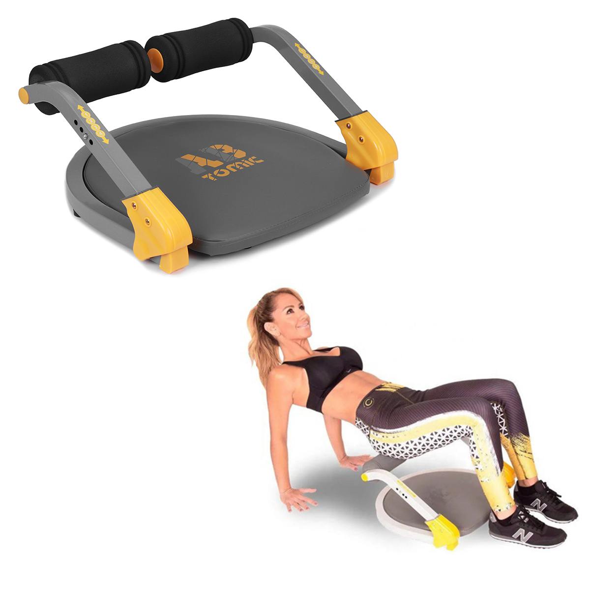 Ab Machine Ab Crunch Smart Core Trainer Total Body Workout Cardio Home Gym - acfitpro