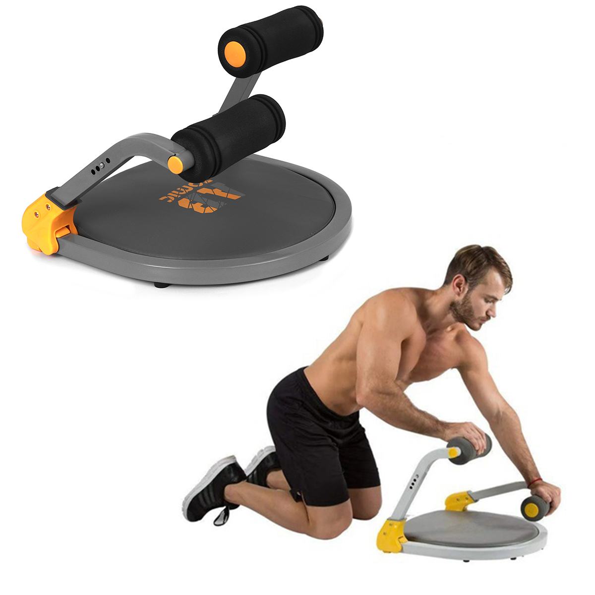 Ab Machine Ab Crunch Smart Core Trainer Total Body Workout Cardio Home Gym - acfitpro