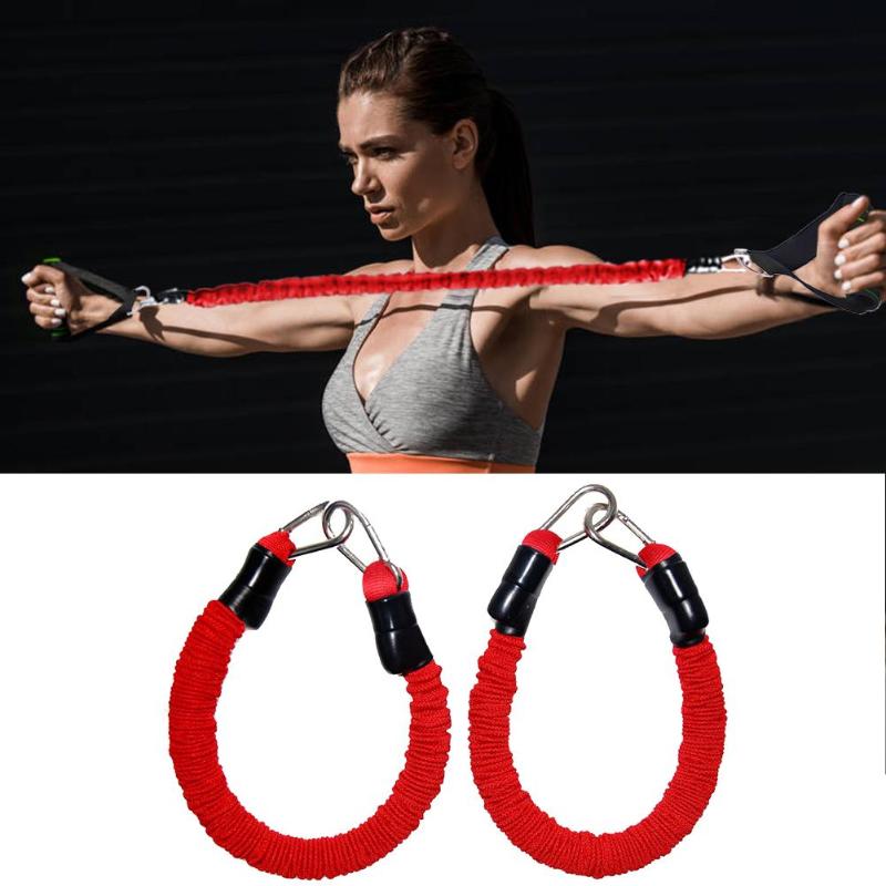 Latex Home Gym Strength Training Equipment Boxing Sports Fitness Resistance Band Leg and Arm Boxing Exerciser 27x22x11cm - acfitpro