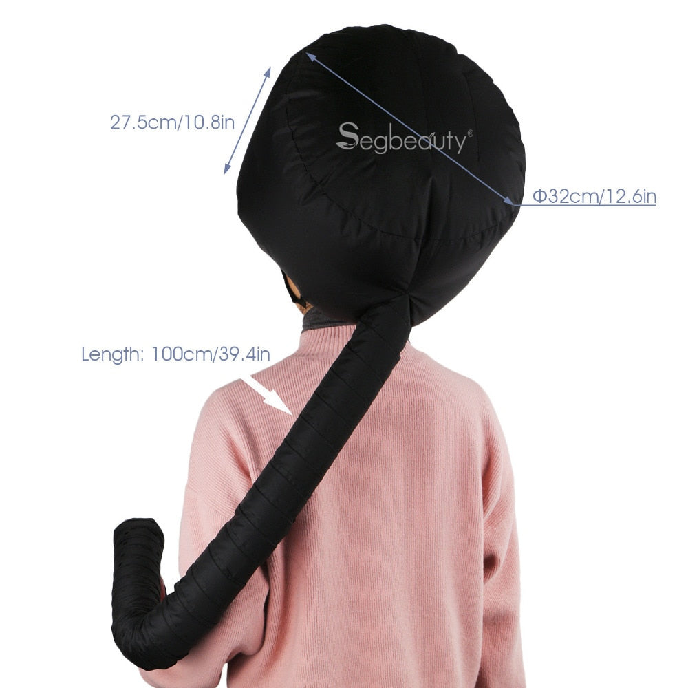 Segbeauty Bonnet Hooded Hair Dryer Attachment Oil Cap Blow Dryer Y-type Hat Bonnet Attachment Hair Steamer - acfitpro