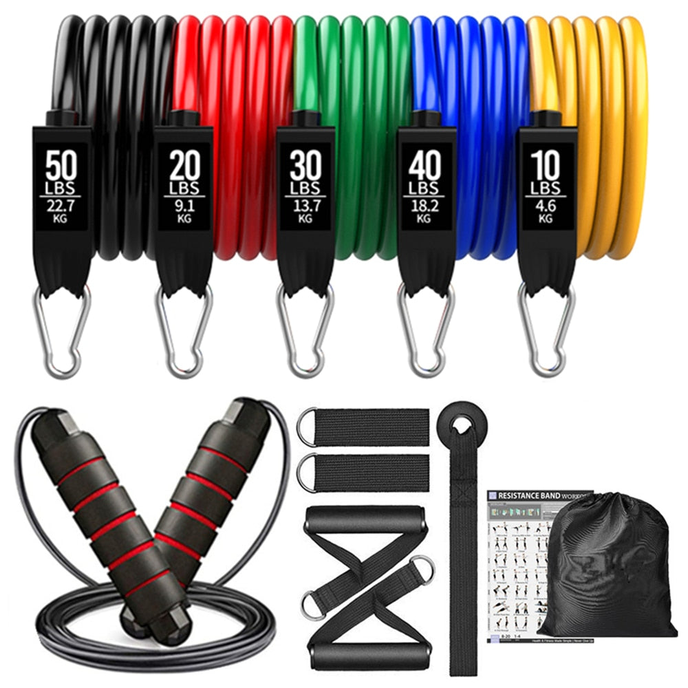 Resistance Loop Bands Set Expander Elastic - acfitpro