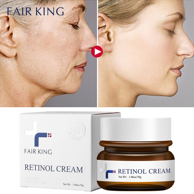 Retinol Cream Anti-Aging Wrinkle Lightening Whitening Spots Accelerated Skin Renewal and Vitamin A Cream - acfitpro