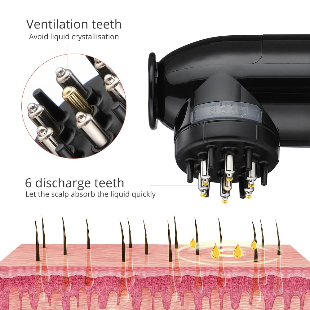 Scalp Applicator Liquid Comb Hair Treatment Essential Oil Growth Serum - acfitpro