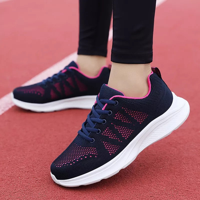 2023NEW sneaker breathable mesh outdoor sports shoes lightweight casual lace-up running shoes - acfitpro