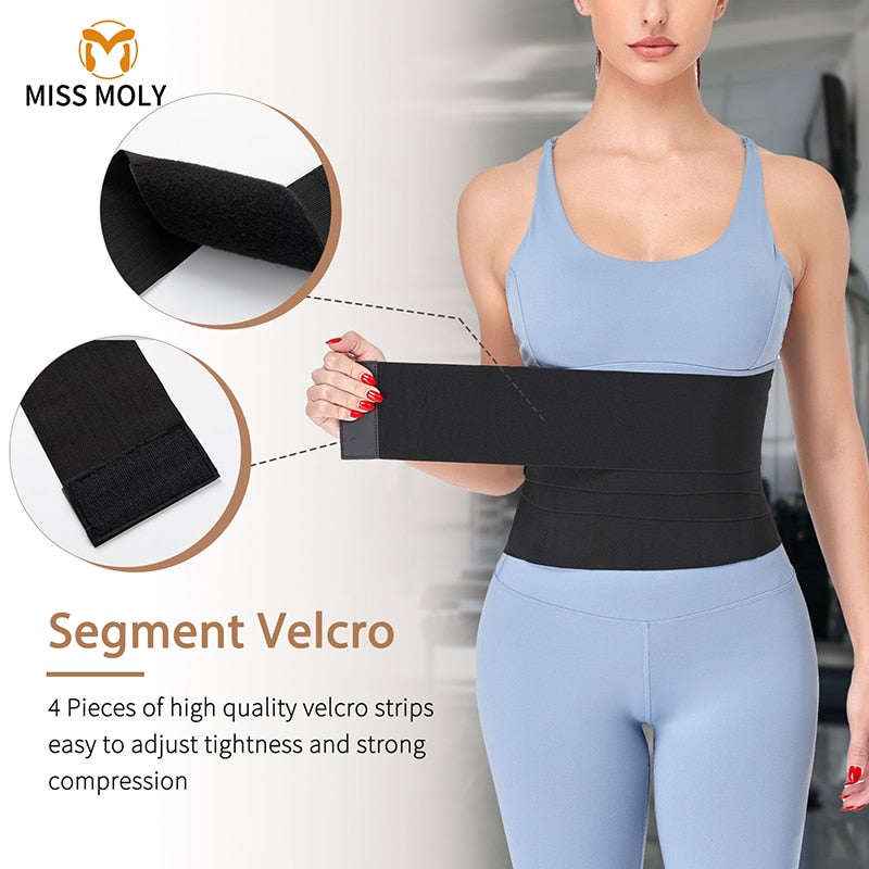 Snatch Me Up Bandage Wrap Waist Trainer Shaperwear Belt Women Slimming Tummy Belt Corset Top - acfitpro